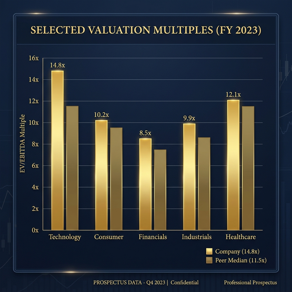 Western US Trade & Manufacturing Valuation Multiples Chart